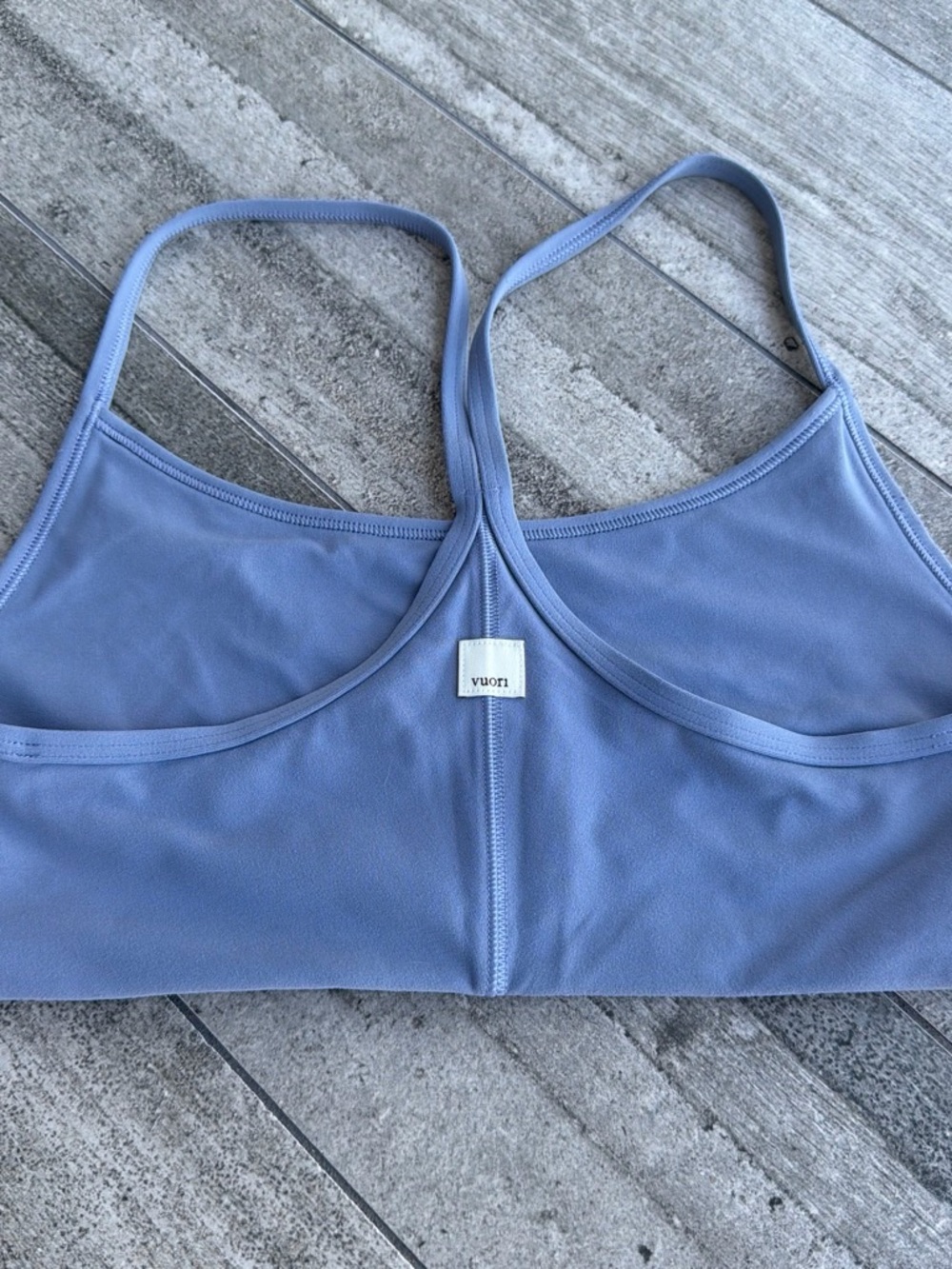 Vuori Periwinkle Strappy Light Support Bralette